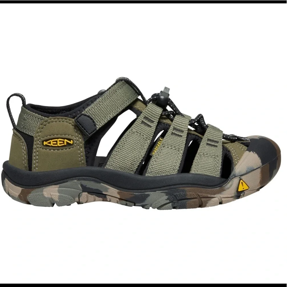 Keen Kid's Newport H2 - Dusty Olive camo green sandals toddler 10